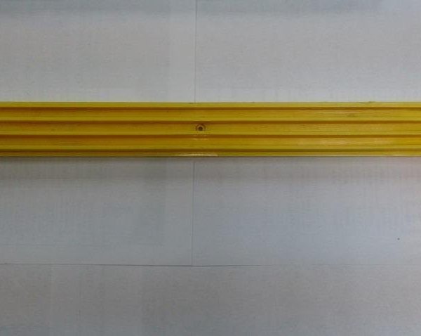 Линия демаркационная желтая верхняя торцевая правая (ступень алюминий) Schindler, BLT